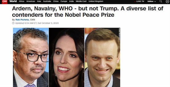 大吃一惊|突发：诺贝尔和平奖颁布，结果让人大吃一惊！