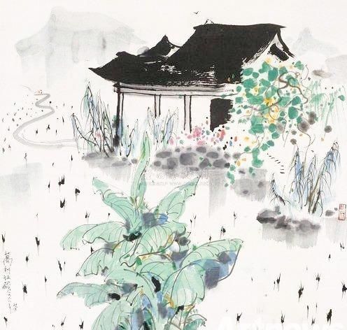 方艺术|“中国画”吴冠中画的太好,中国画在他笔下活了起来