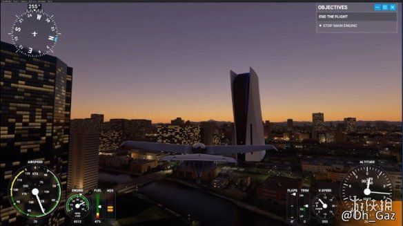 摩天大厦|200米高的PS5摩天大厦！《微软飞行模拟》PS5大楼MOD
