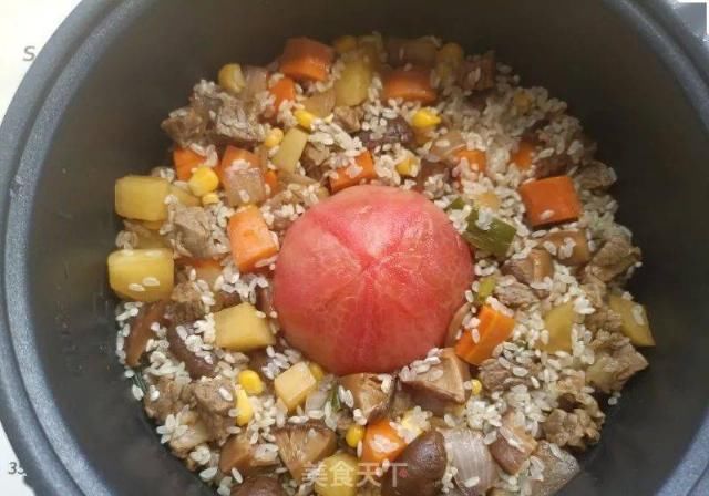  牛肉|【健康美食】超级简单，0失败的牛肉蔬菜焖饭~