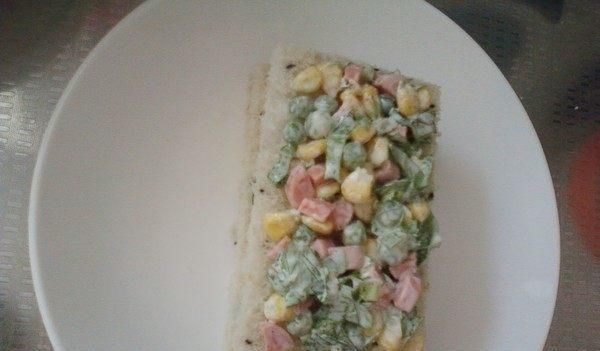 老公|什锦三明治,这个做法挺下饭下酒的,我老公超爱吃!