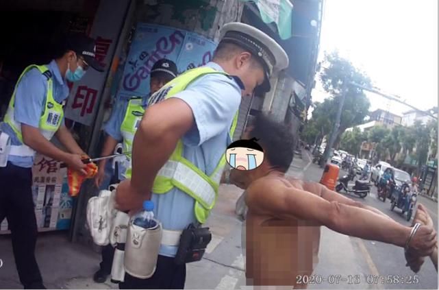 威胁|顺德一男子持刀威胁民警,这下摊上事了……