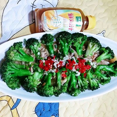  鲜鸡汁|鸡汁西兰花蘑菇火腿丁