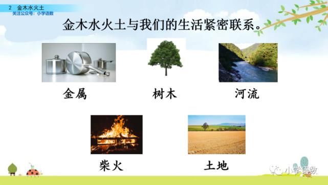  识字|部编版一年级语文上册识字2《金木水火土》课件及同步练习
