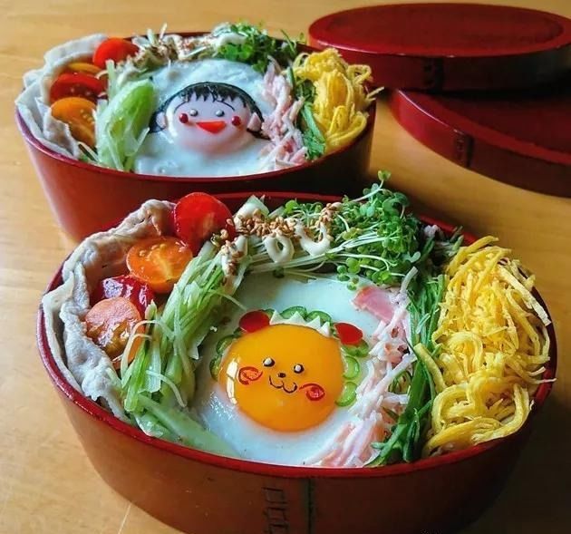 鸡蛋|?这位妈妈太有才,2颗蛋就能做出卡通角色便当,真是暖心又暖胃