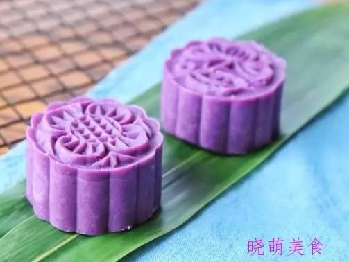  五仁|酥皮五仁月饼、绿豆冰皮月饼、紫薯月饼的家常做法