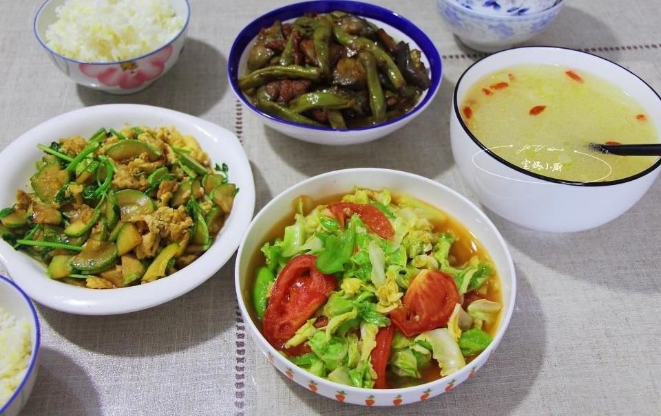 实惠|晒晒我家一周晚餐,大热天不将就,换着花样做,经济实惠味道美