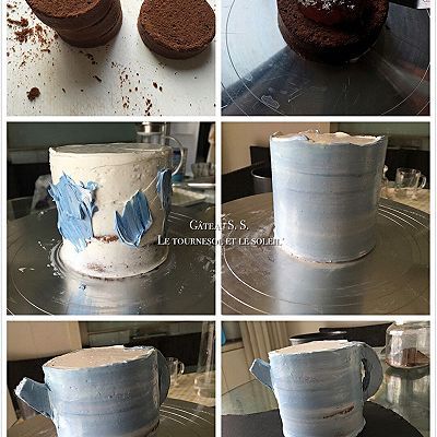  蛋糕|韩式裱花巧克力磅蛋糕