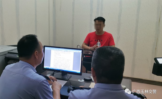  李某博|博白交警2小时破获一起交通事故逃逸案︱一线微观