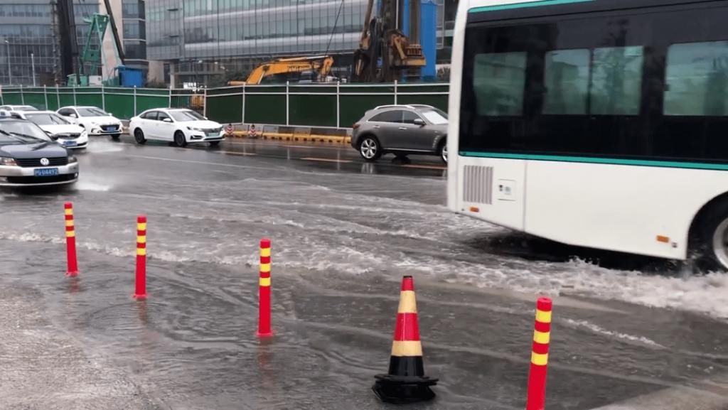  过后|暴雨过后，杨浦交警捡到7块车牌及时归还车主