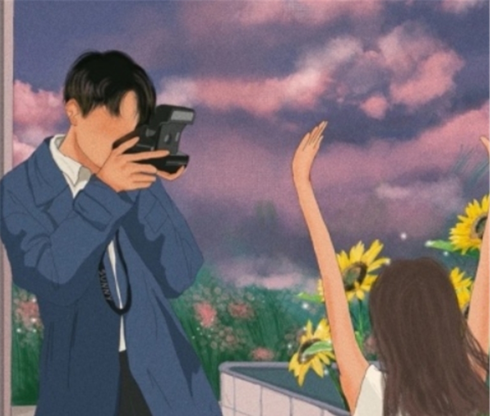  甜丧|甜丧·低糖·动漫情侣头像：有些话我听了会开心，但我永远不会信