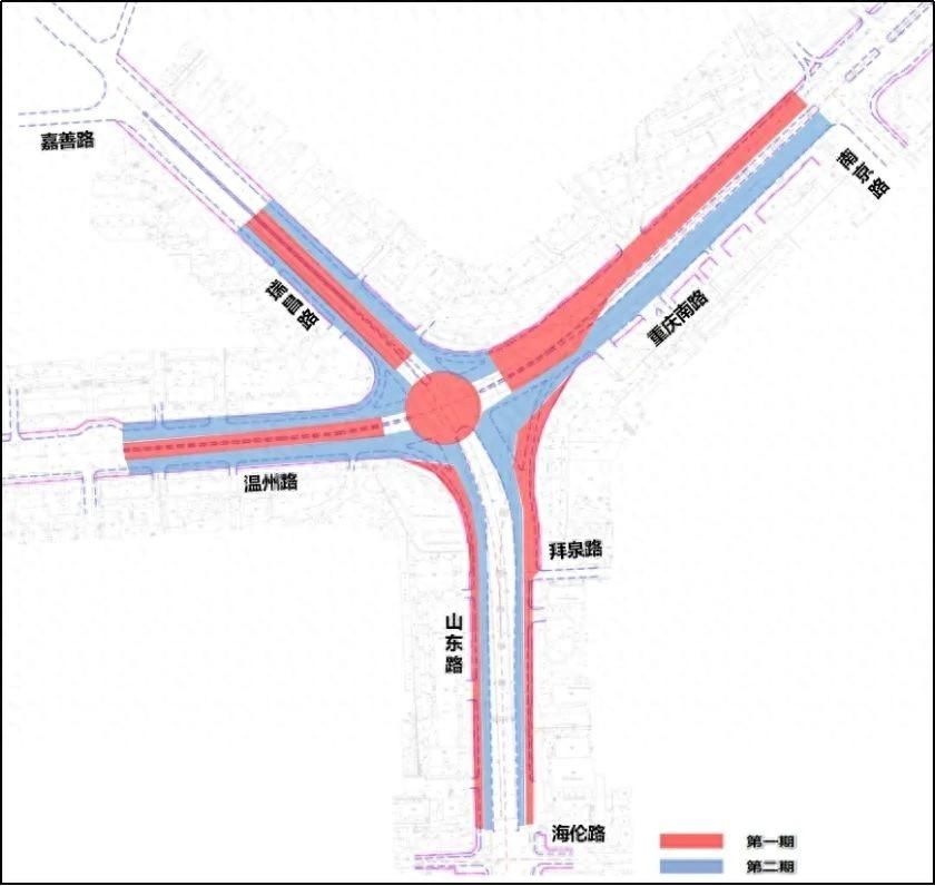 注意调流信息 3月22日起重庆南路山东路路口区域道路施工