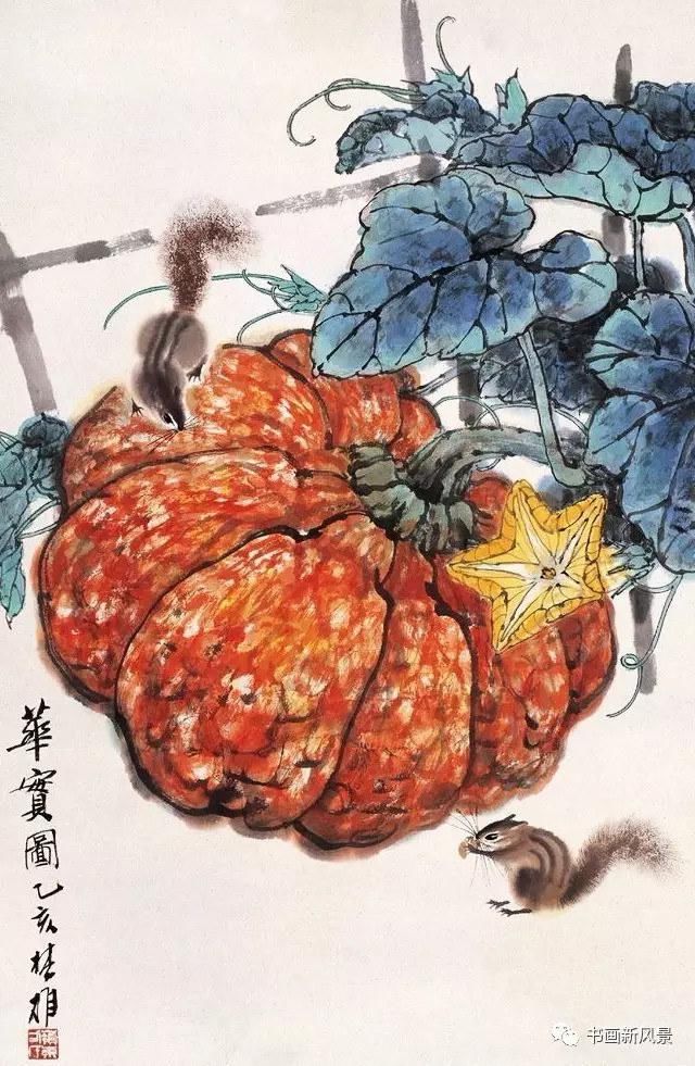  松鼠|看他画的小松鼠，绝对是一种享受！