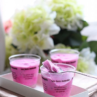  以直接|红心火龙果冰激凌