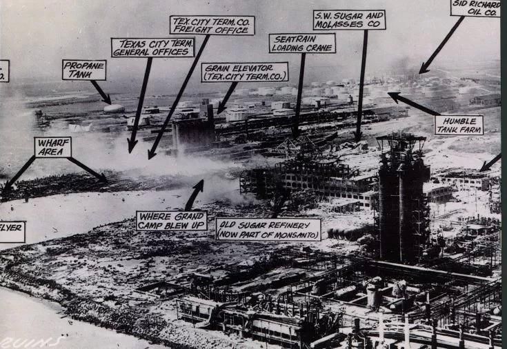 年前|硝酸铵爆炸有多可怕？73年前一艘化肥货船竟炸毁了上千座建筑!