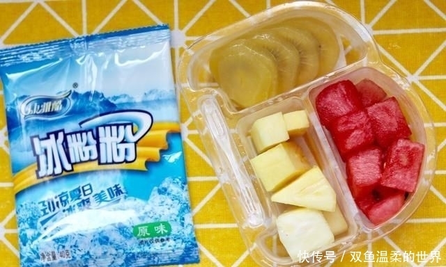  解暑|夏天解暑别再吃雪糕啦，1分钟教你做清新凉爽的水果冰粉