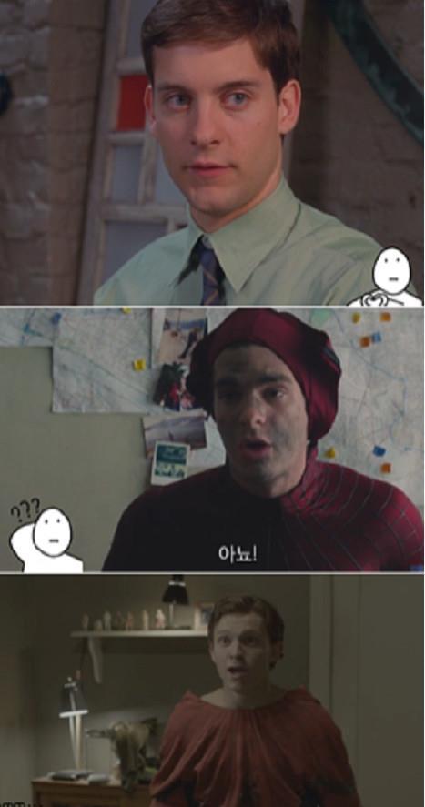  梅姐|《蜘蛛侠》逆生长多可怕，小蜘蛛变成了小正太，梅奶奶变成了梅姐