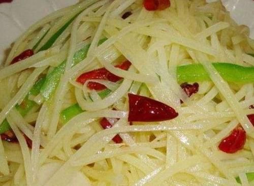 饭店|怎么把土豆丝做的像饭店一样好吃?
