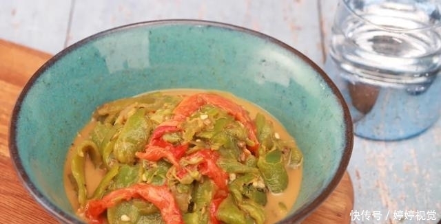 芝麻酱|偷偷告诉你,青椒这样做是真好吃