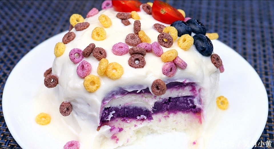 好看|山药这样做太好吃了,加上2个紫薯,好吃又好看,比蛋糕还解馋!