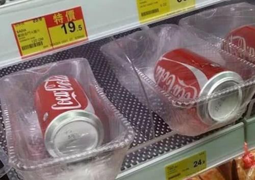 草莓|“过度包装”能有多狠可乐带包装还没啥,看到最后的橘子过分了