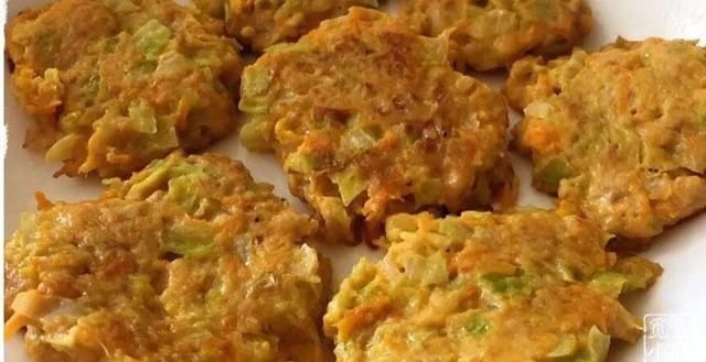 就可以|营养又健康的蔬菜饼,做法非常简单易学,大人小孩都爱吃