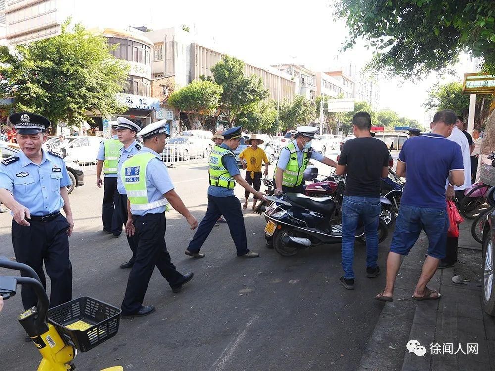 逆行|注意！徐闻闯红灯、逆行、不戴头盔等行为，全力整治中……