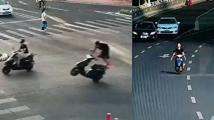 发现|2名青年哥摩托“飙车”被抓，警方还发现他们有盗窃前科！