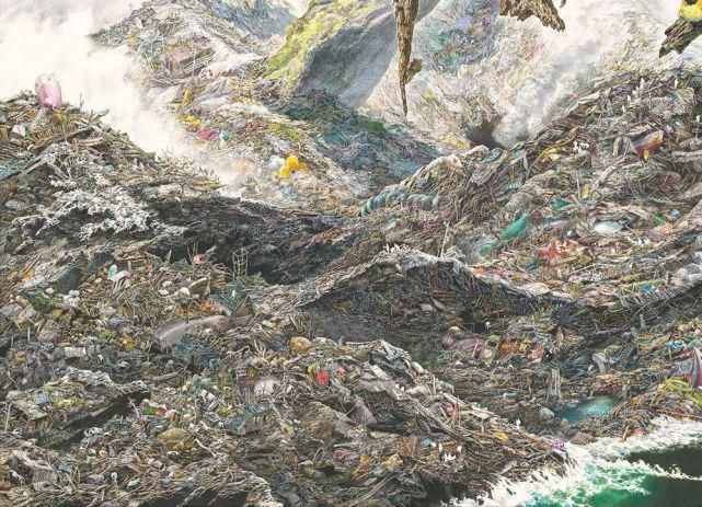  极致|一幅画画了3年，细到要用放大镜，他把钢笔画玩到了极致！