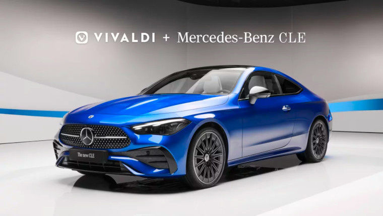 Vivaldi 选为奔驰 CLE Coupé 跑车的默认浏览器