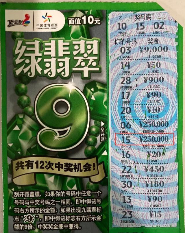 中奖|赌气买彩票,她意外刮中25万“绿翡翠”