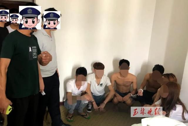 龌龊事|在广西某酒店开房干龌龊事,民警闯入时4男2女在床上...