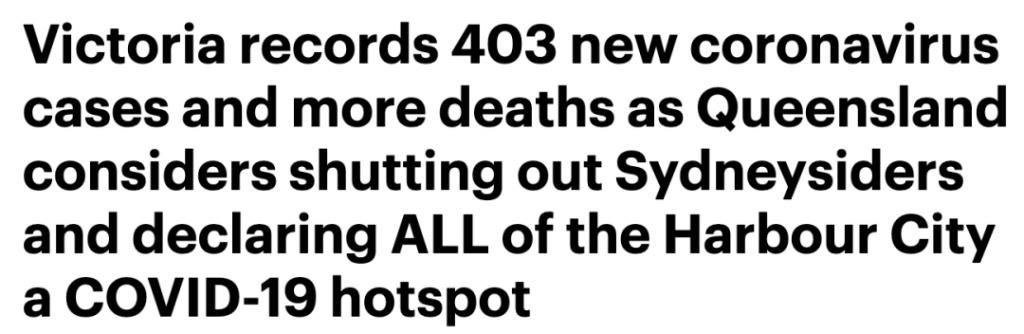  确认|官方确认：澳洲恐已有50万人感染！边境解封最晚至明年6月