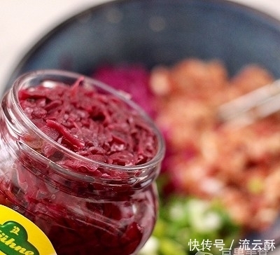 饺子|#钟于经典传统味#手工红椰菜扇贝饺子