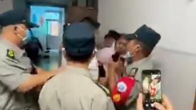 女装|男子扮女装入院盗窃 被保安抓个正着