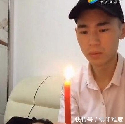老婆|男子直播用蜡烛烫老婆的脸，结果好惨啊！