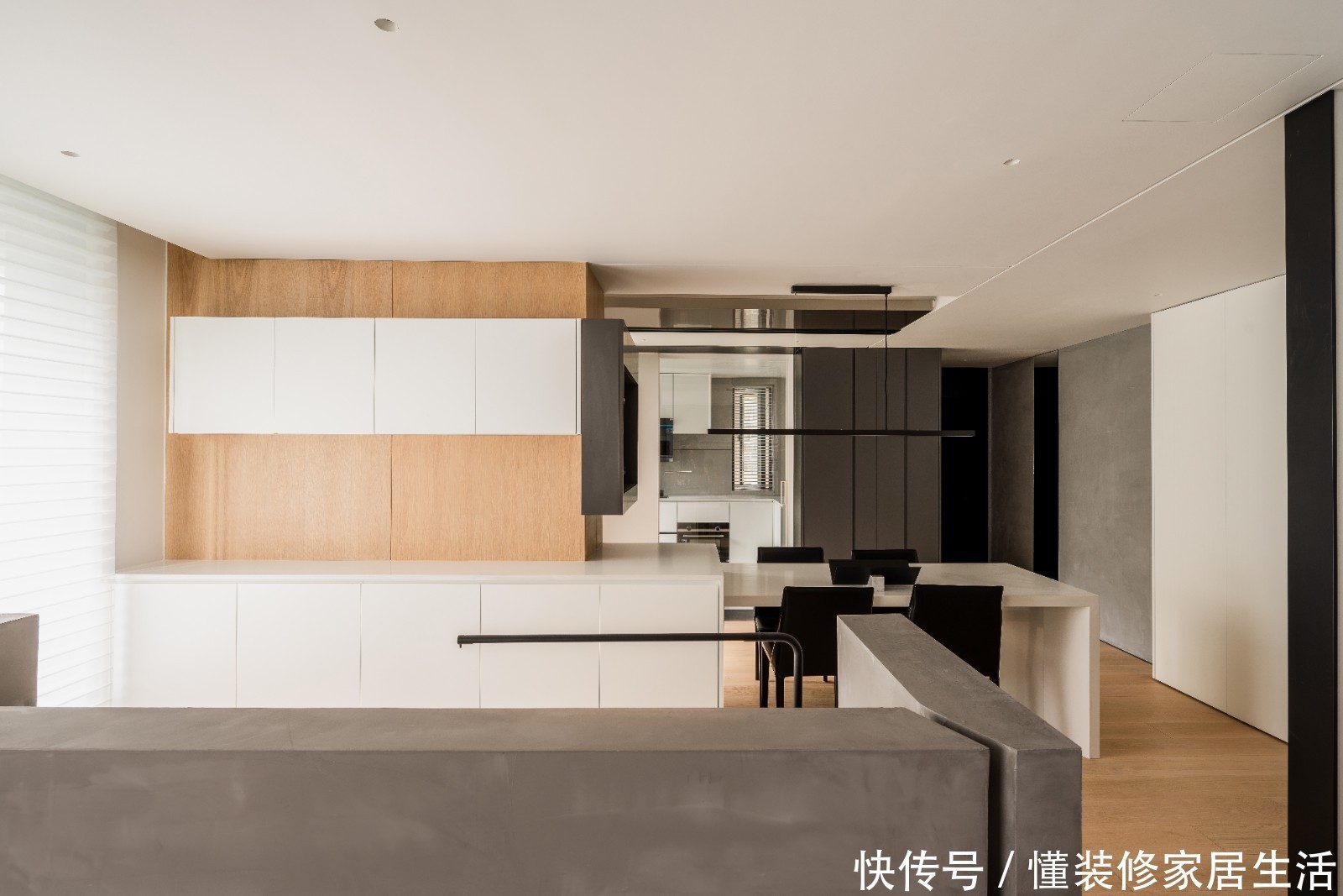  开放式|上海小姑娘的100㎡新家，全屋开放式布局，入户第一眼，就着迷了