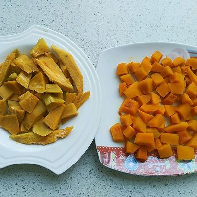  红薯|玉米面红薯南瓜蛋糕