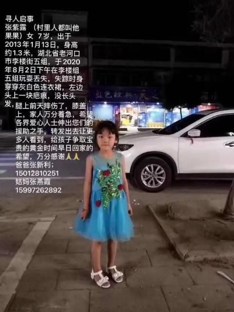 警方|湖北老河口一7岁女孩失踪3日 警方巡查时男邻居逃跑失踪