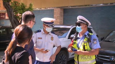 小区|肇庆高新区：占用小区消防通道 车主被罚款