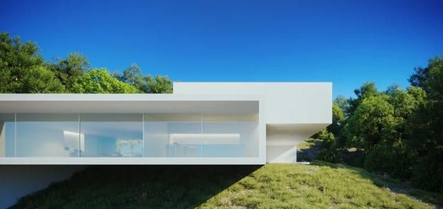  太美|太美了，白色极简主义别墅