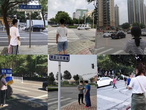 文明|中量大量新学子探“礼让行人”，宣文明精神