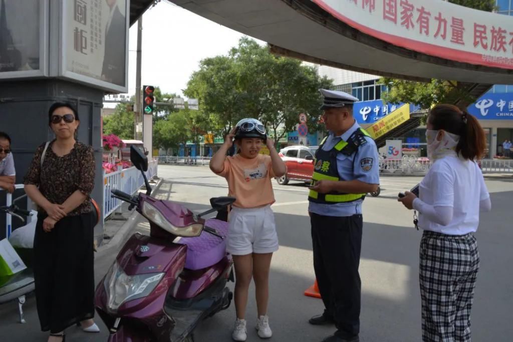  山丹|带了！戴了？自欺欺人！山丹公安交警持续开展电动车专项整治行动