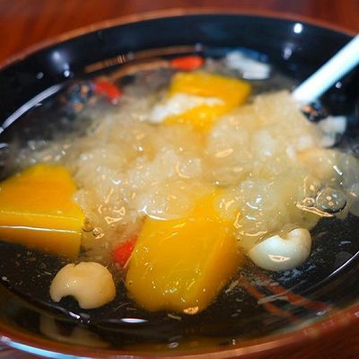  百合|木瓜莲子百合银耳羹