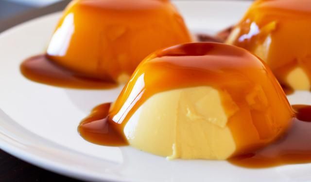 失败率|焦糖布丁长崎蛋糕,网红美食,布丁做法简单零失败率,高颜值小吃