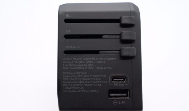  充电|万旅45W快充旅行转换插座拆解，一个便可走遍世界