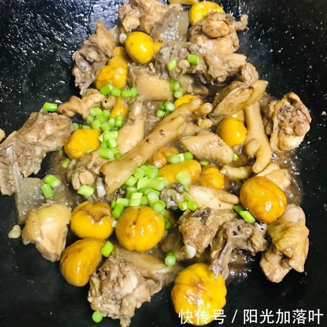  板栗|板栗烧鸡，透着屏幕都流口水