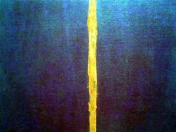  艺术大师|抽象派艺术大师24年里只画直线，其中有一条直线卖了7个亿