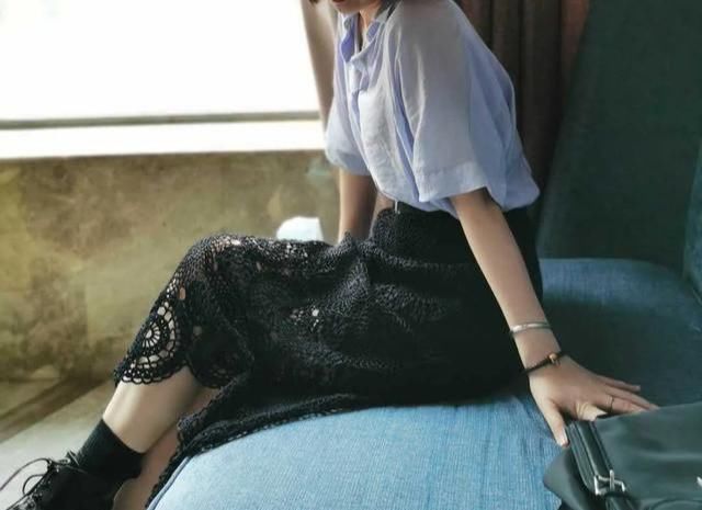 长裙|钩针编织一线连拼花半身裙，气质浪漫长裙你也可以织，附图解教程