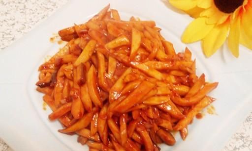  米饭|超下饭的辣炒杏鲍菇，够辣够香，你能吃几碗米饭